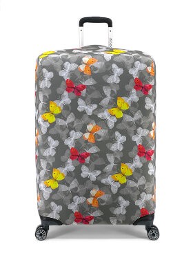 Чехол для чемодана Бабочки L (75-85 см)