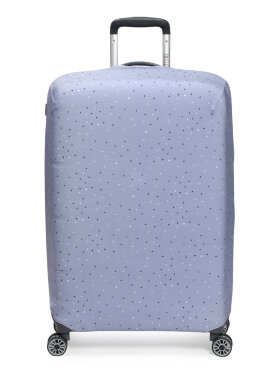 Чехол для чемодана Серый горошек M (65-75 см)
